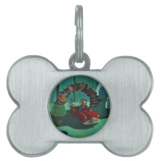 Placa Para Mascotas Puente del gorra