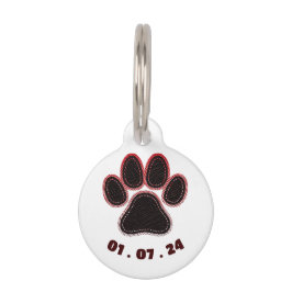 Placa Para Mascotas Puppy birth medal