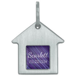 Placa Para Mascotas Púrpura Pasión | Pincel de lavadora violeta