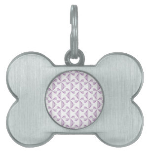 Placa Para Mascotas Púrpura Pinelas