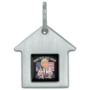 Placa Para Mascotas Que los Mascotas vuelvan a estar seguros, salvo qu