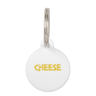 Placa Para Mascotas Queso