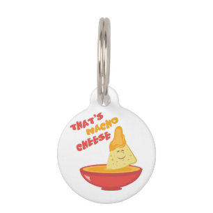 Placa Para Mascotas Queso Nacho
