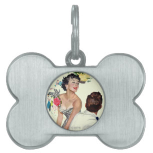 Placa Para Mascotas Quiero a un hombre