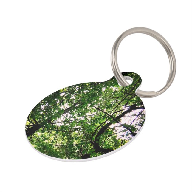 Placa Para Mascotas Ramas de árbol (Lateral)