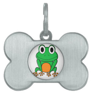 Placa Para Mascotas Rana