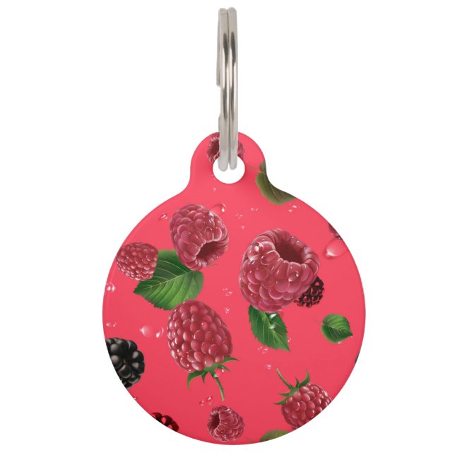 Placa Para Mascotas Raspberry (Anverso)
