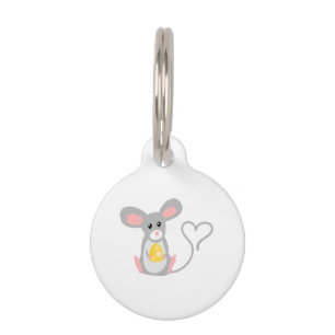 Placa Para Mascotas Ratón pequeño