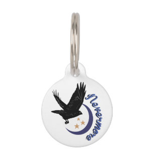 Placa Para Mascotas Raven Nevermore