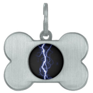 Placa Para Mascotas Rayo