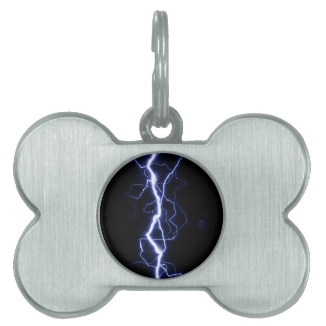 Placa Para Mascotas Rayo (Frente)
