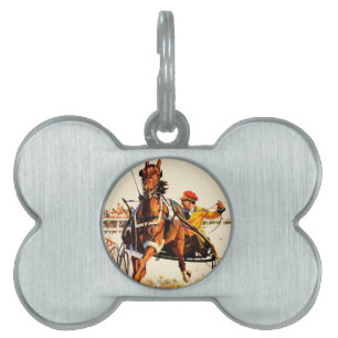Placa Para Mascotas Raza de arnés