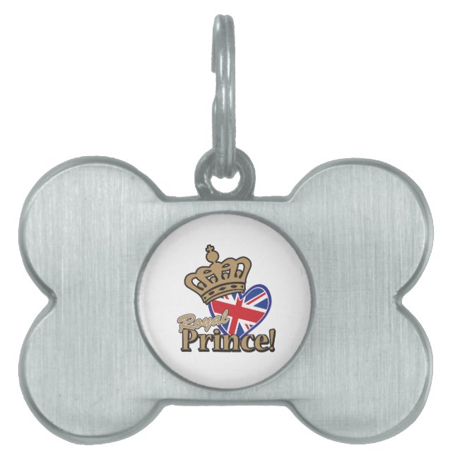 Placa Para Mascotas Real Príncipe (Frente)