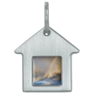 Placa Para Mascotas rebelión arco iris
