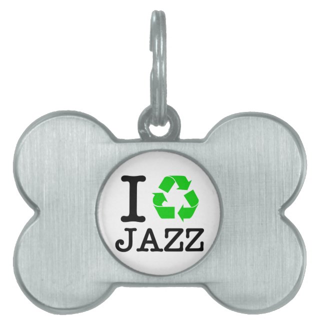 Placa Para Mascotas Reciclar Jazz (Frente)