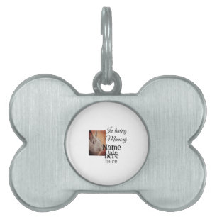 Placa Para Mascotas Recuerdo conmemorativo en memoria amorosa agregar