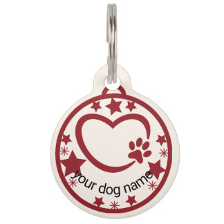 Placa Para Mascotas Recuerdo Personalizado con Nombre Divertido para A