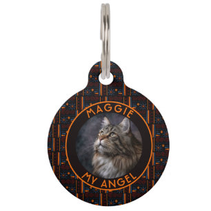 Placa Para Mascotas Regalo adorable para dueños de mascotas con patrón