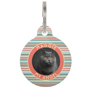 Placa Para Mascotas Regalo clásico para dueños de mascotas con rayas