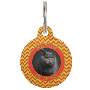 Placa Para Mascotas Regalo clásico personalizado para dueños de gatos