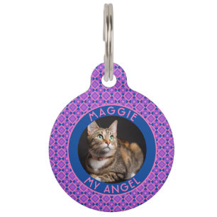 Placa Para Mascotas Regalo cuadrado impreso para papá de perro trendy