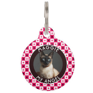Placa Para Mascotas Regalo cuadrado para amante de gatos hermosos