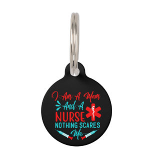 Placa Para Mascotas Regalo De Enfermería Soy Mamá Y Enfermera