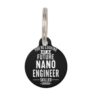 Placa Para Mascotas Regalo de ingeniero de NANO