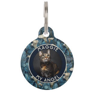 Placa Para Mascotas Regalo de mamá gata colorida impresión de calas