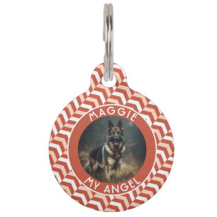 Placa Para Mascotas Regalo de mamá perro personalizado de moda patrón