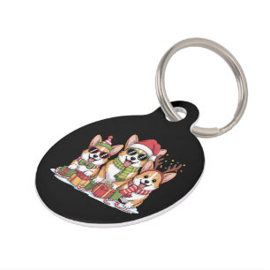 Placa Para Mascotas Regalo de Navidad para mamá amante de los perros C