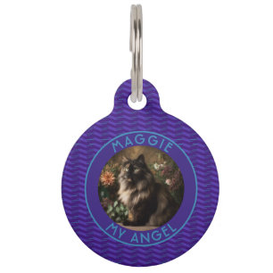 Placa Para Mascotas Regalo de Papá de Perro Colorido en Espiga de Aren