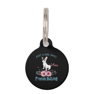 Placa Para Mascotas Regalo de Perro   Ama al Bulldog Francés
