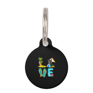 Placa Para Mascotas Regalo de perro de vacaciones de verano diseño n