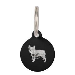 Placa Para Mascotas Regalo de Perro    Fiero Bulldog Francés