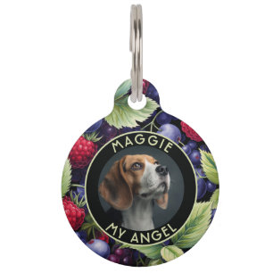 Placa Para Mascotas Regalo de perro personalizado elegante impresión d