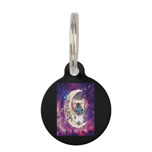 Placa Para Mascotas Regalo de Perro Te Quiero Hasta la Luna y de Reg