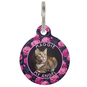Placa Para Mascotas Regalo elegante para mamá de gato estampado de cla