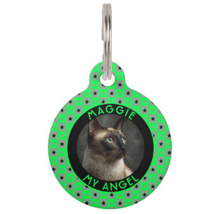 Placa Para Mascotas Regalo elegante para mamá de piel cuadrada
