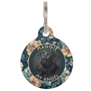 Placa Para Mascotas Regalo elegante personalizado para amantes de anim