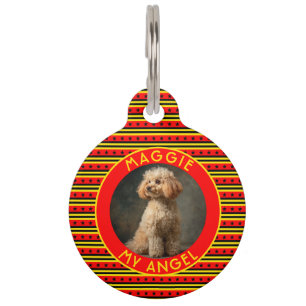 Placa Para Mascotas Regalo elegante personalizado para amantes de gato
