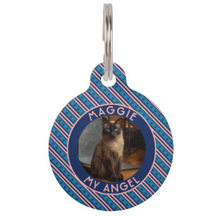 Placa Para Mascotas Regalo elegante personalizado para dueños de gatos