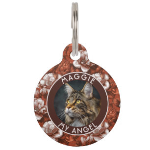 Placa Para Mascotas Regalo elegante personalizado para dueños de gatos