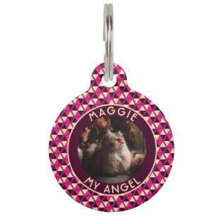 Placa Para Mascotas Regalo elegante personalizado para papá de pelaje
