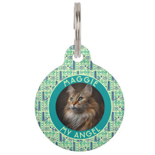 Placa Para Mascotas Regalo étnico personalizado para mamá gato