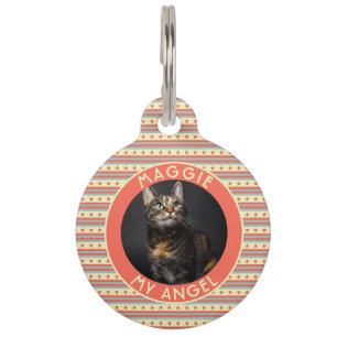 Placa Para Mascotas Regalo para amante de perros elegante con estampad