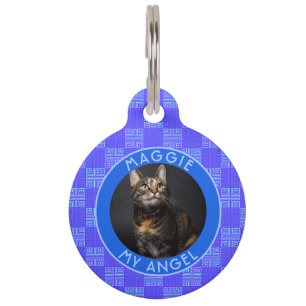 Placa Para Mascotas Regalo para dueño de gatito hermoso con estampa ét