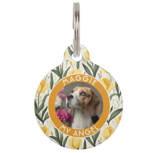 Placa Para Mascotas Regalo personalizado de cachorro adorable con esta