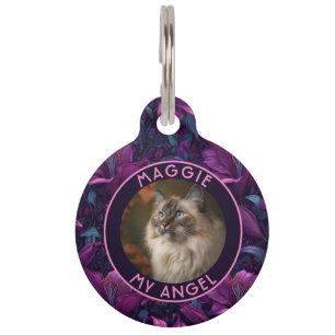 Placa Para Mascotas Regalo personalizado de moda para mamá de gato con
