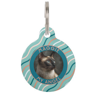 Placa Para Mascotas Regalo personalizado para dueños de gatos con patr